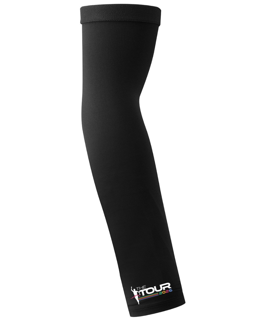 Black Tour Branded Compression Arm Sleeves