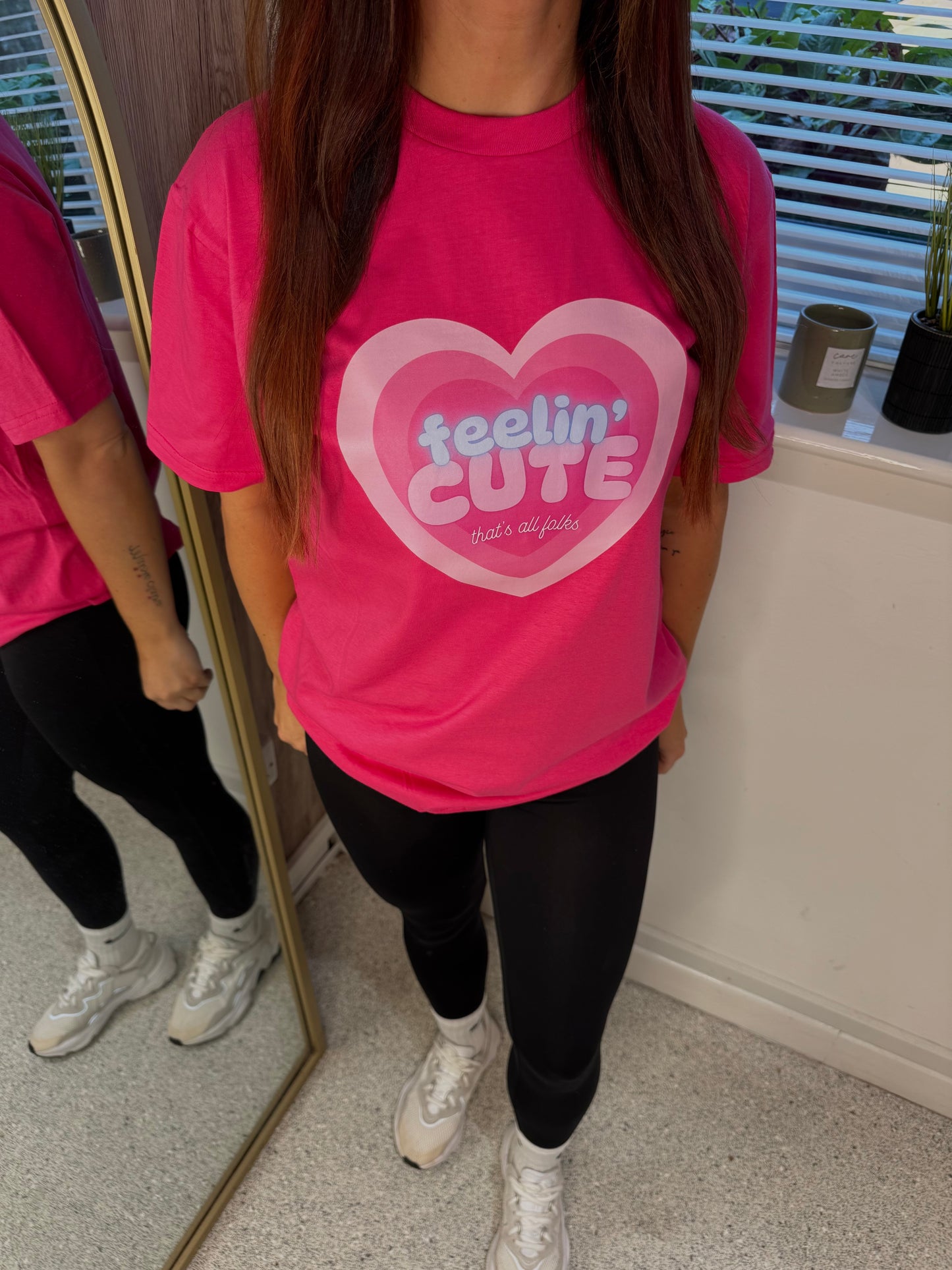 Feelin' Cute - Pink TShirt