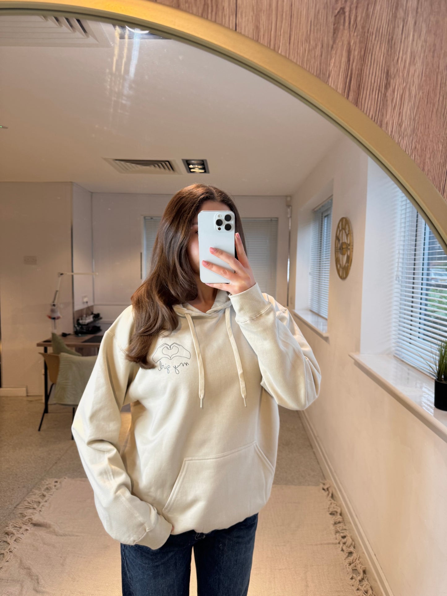 My Girl - Sand Hooded Jumper