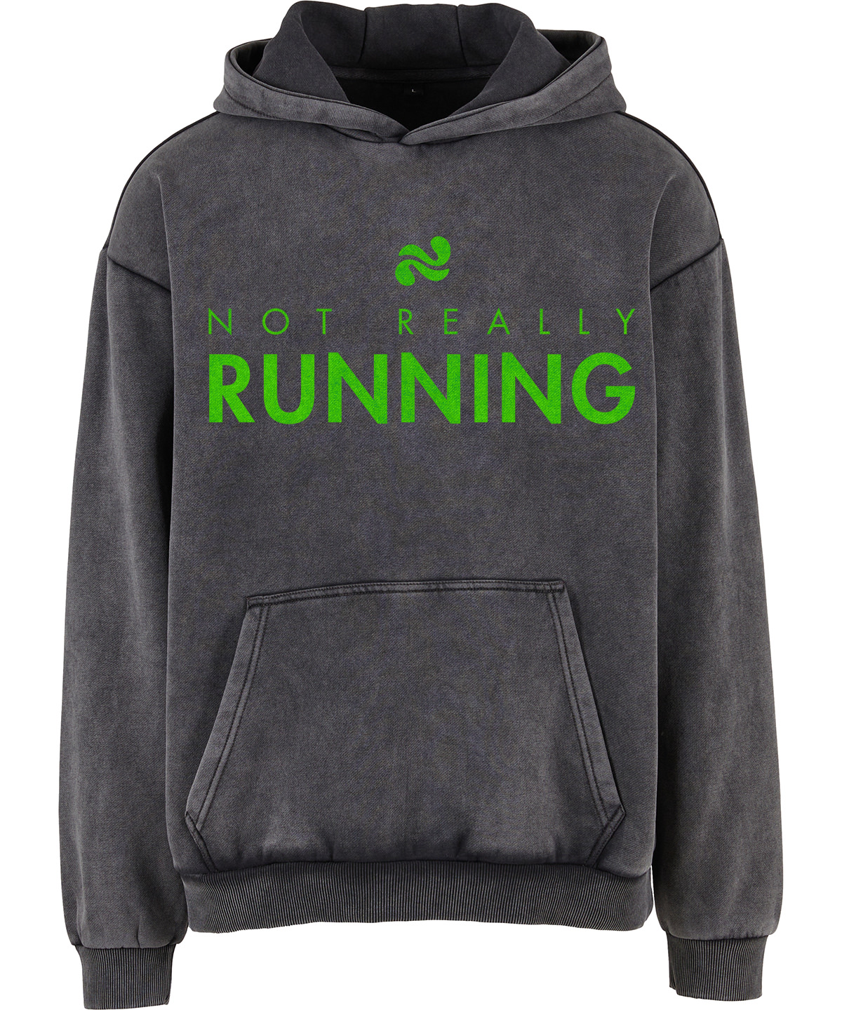 Acid Wash Hoody - Not Really Running