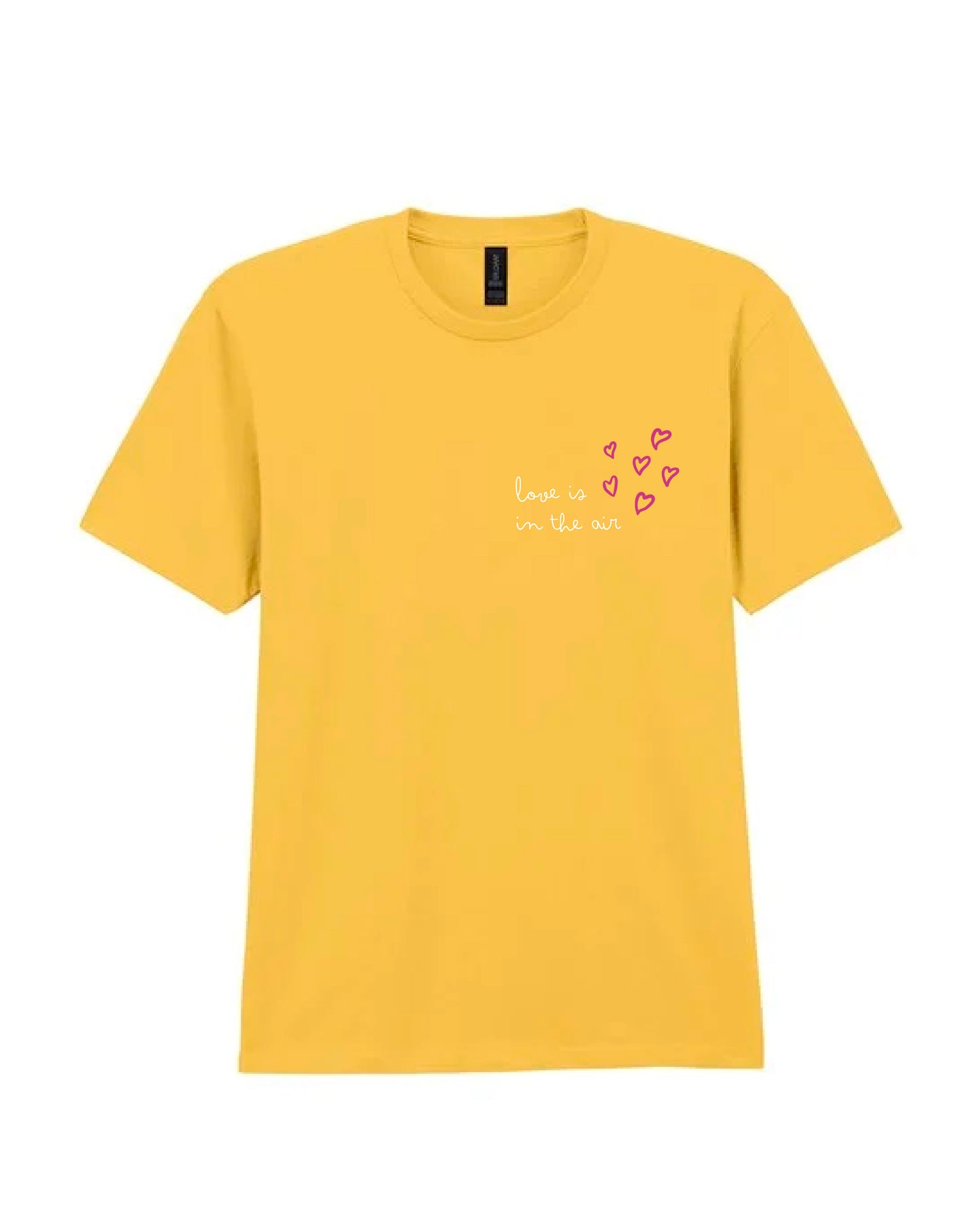 Love Is In The Air - Yellow TShirt