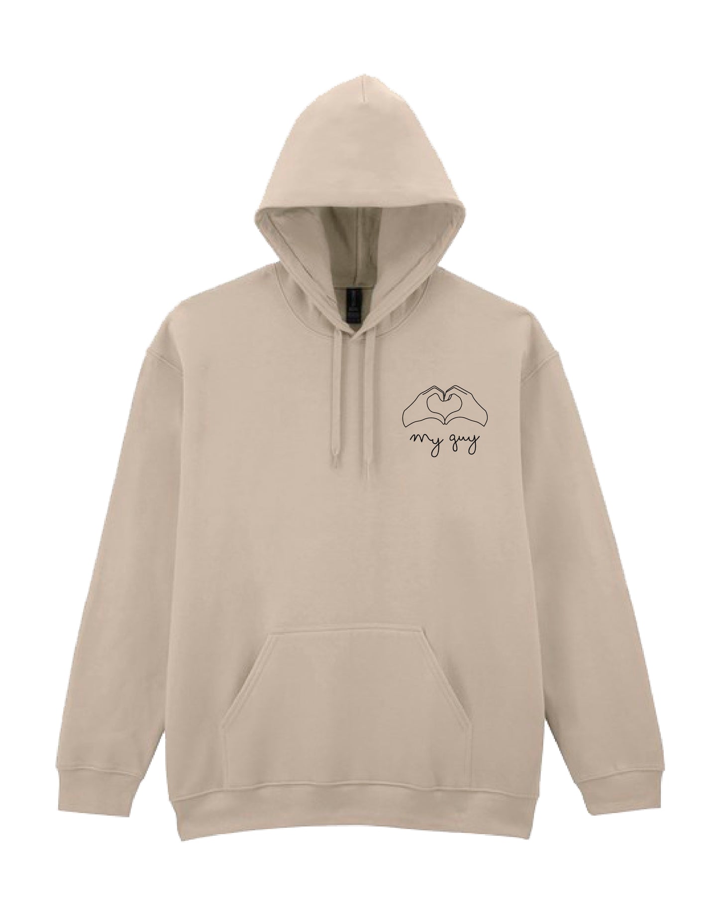 My Guy - Sand Hooded Jumper