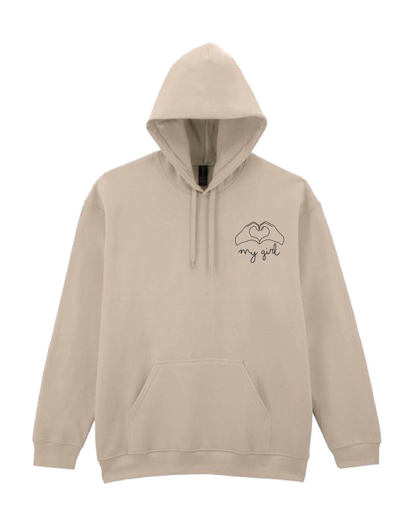 My Girl - Sand Hooded Jumper