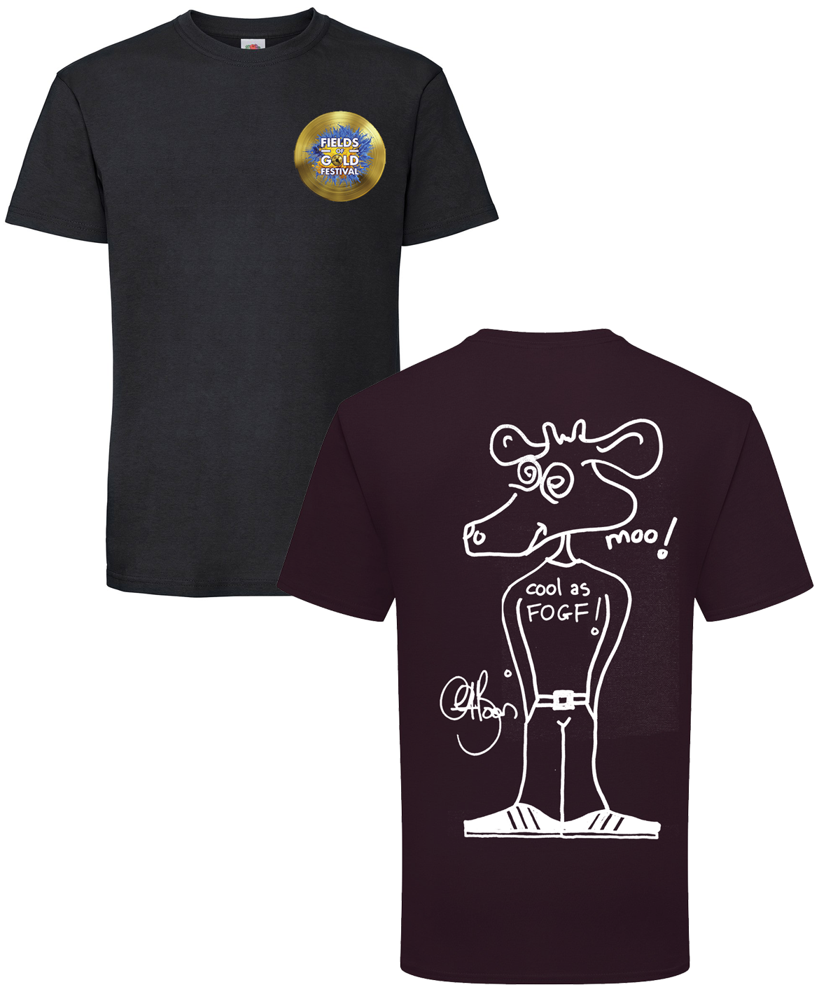 Fields of Gold T-Shirt - Black
