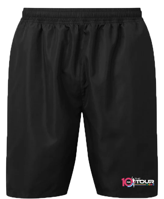 The Tour 2025 Black Lightweight Running Shorts