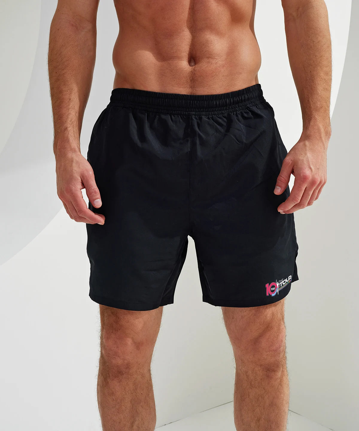 The Tour 2025 Black Lightweight Running Shorts