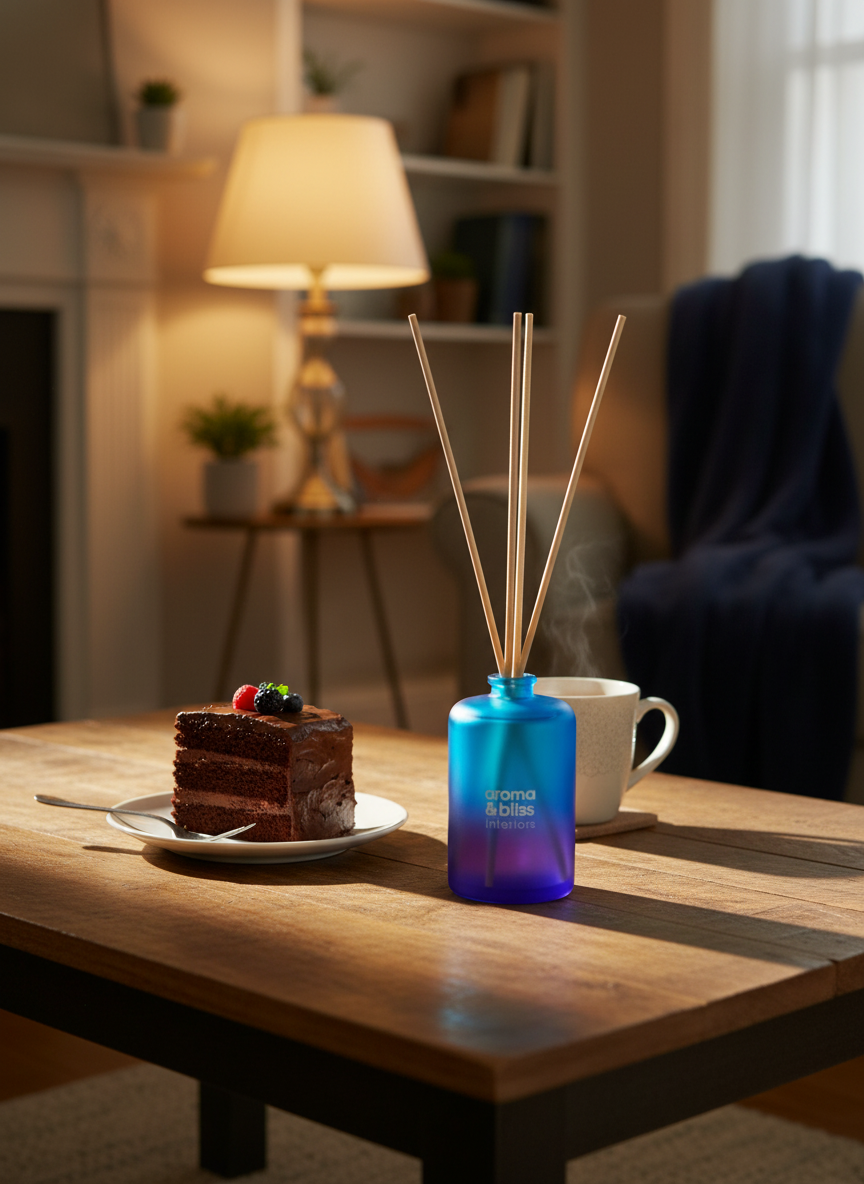 Aroma & Bliss Interiors Scented Reed Diffuser - Bergamot & Ambergris