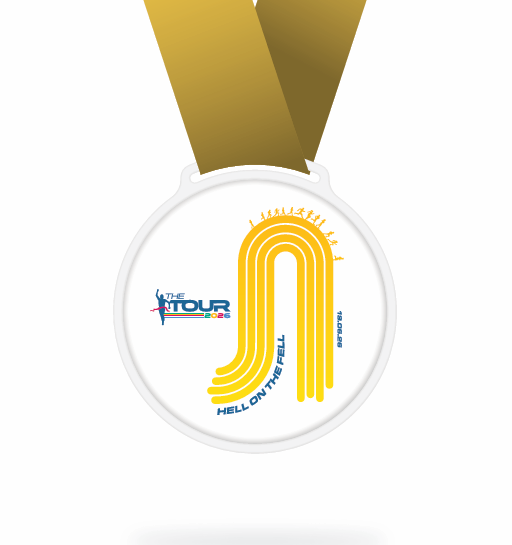 The Tour 2026 Medals - Hell on the Fell