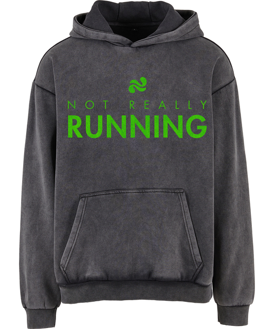 Acid Wash Hoody - Not Really Running