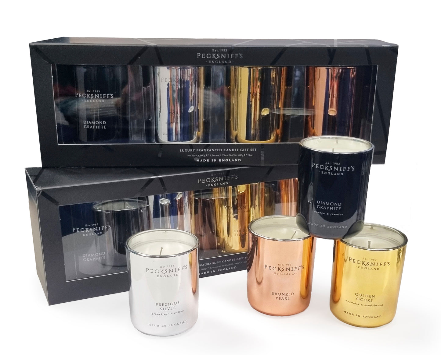 Pecksniff's Luxury Fragranced Candle Gift Set