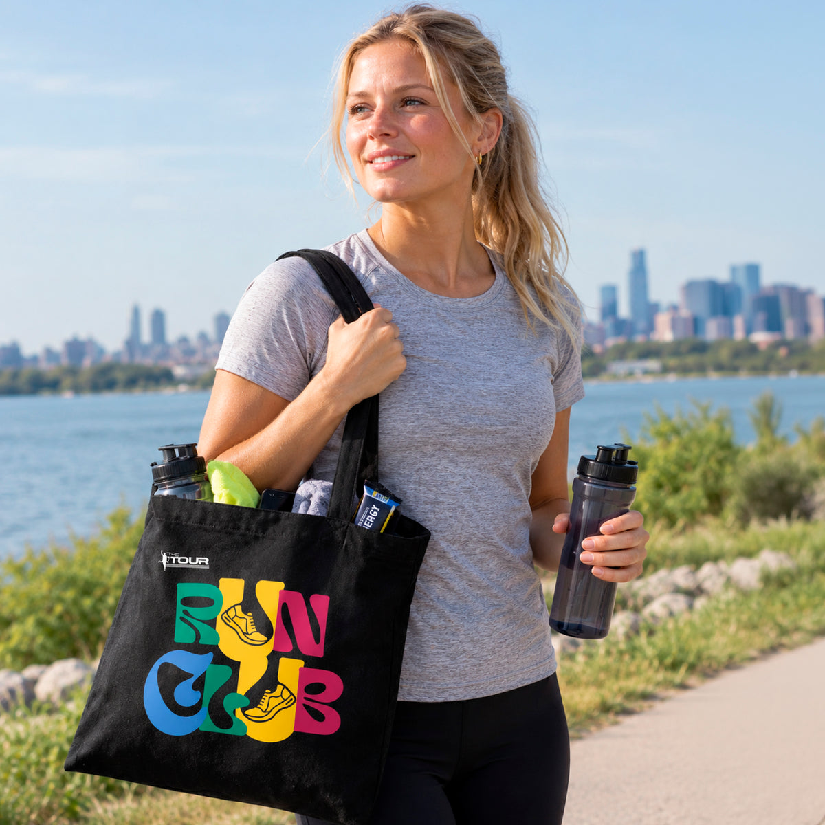 Run Club by The Tour Tote Bag