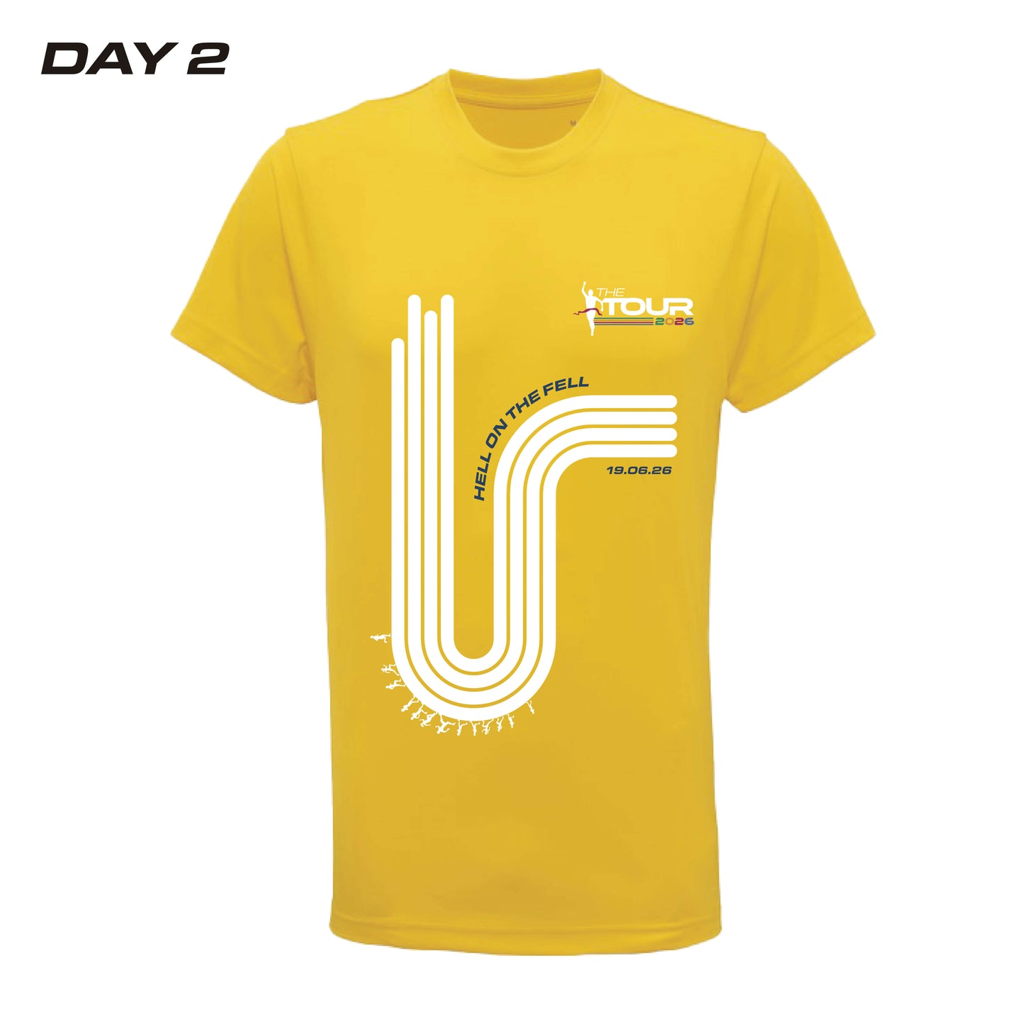 Tour Day 2 Tshirt - Hell on the Fell