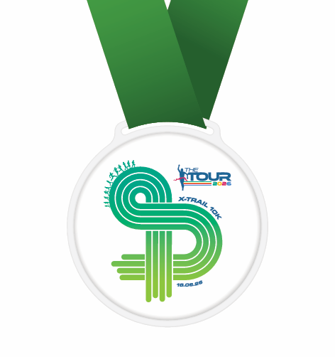 The Tour 2026 Medals - XTrail 10k