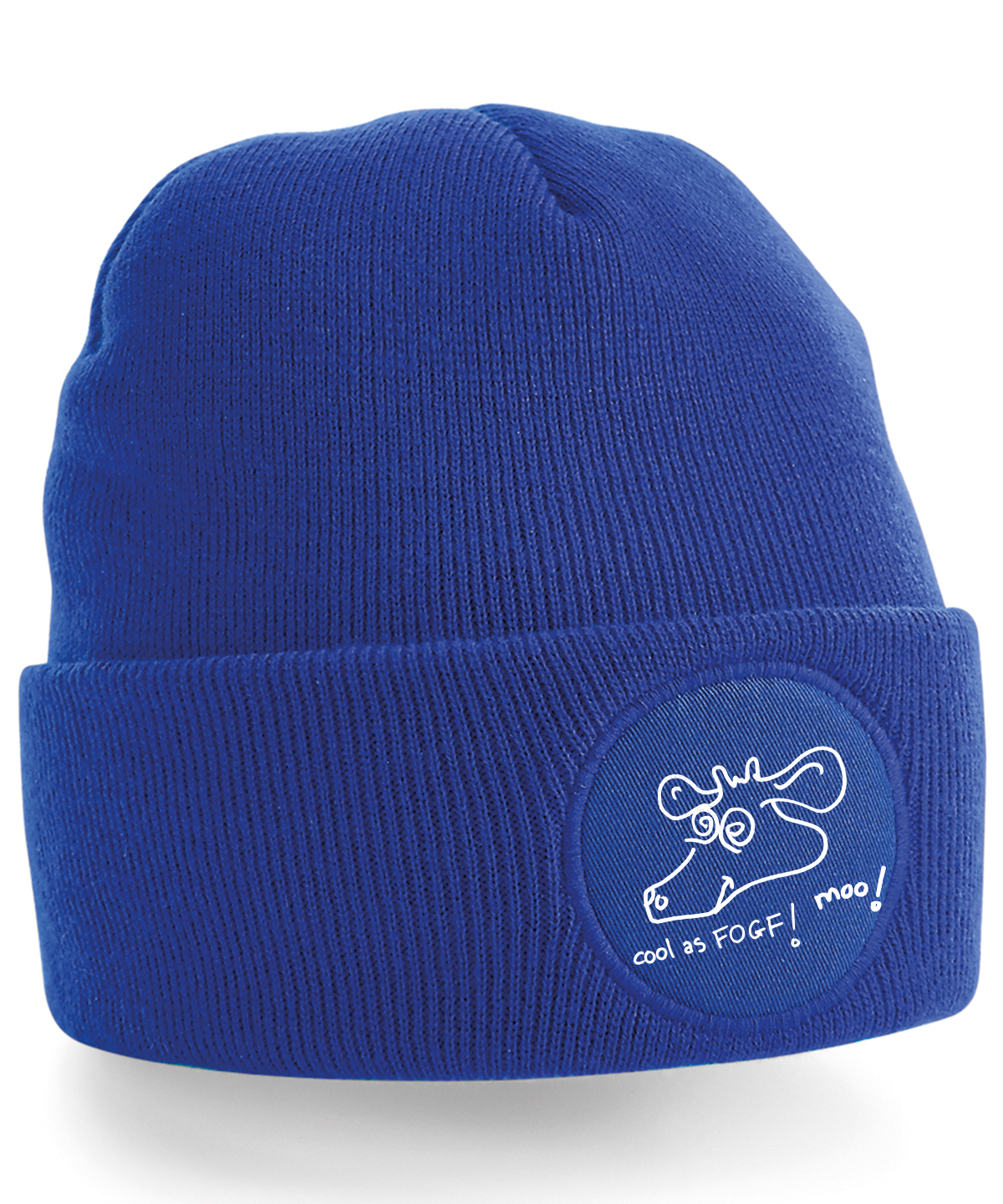 Fields of Gold Clint Boon Moose Beanie Blue